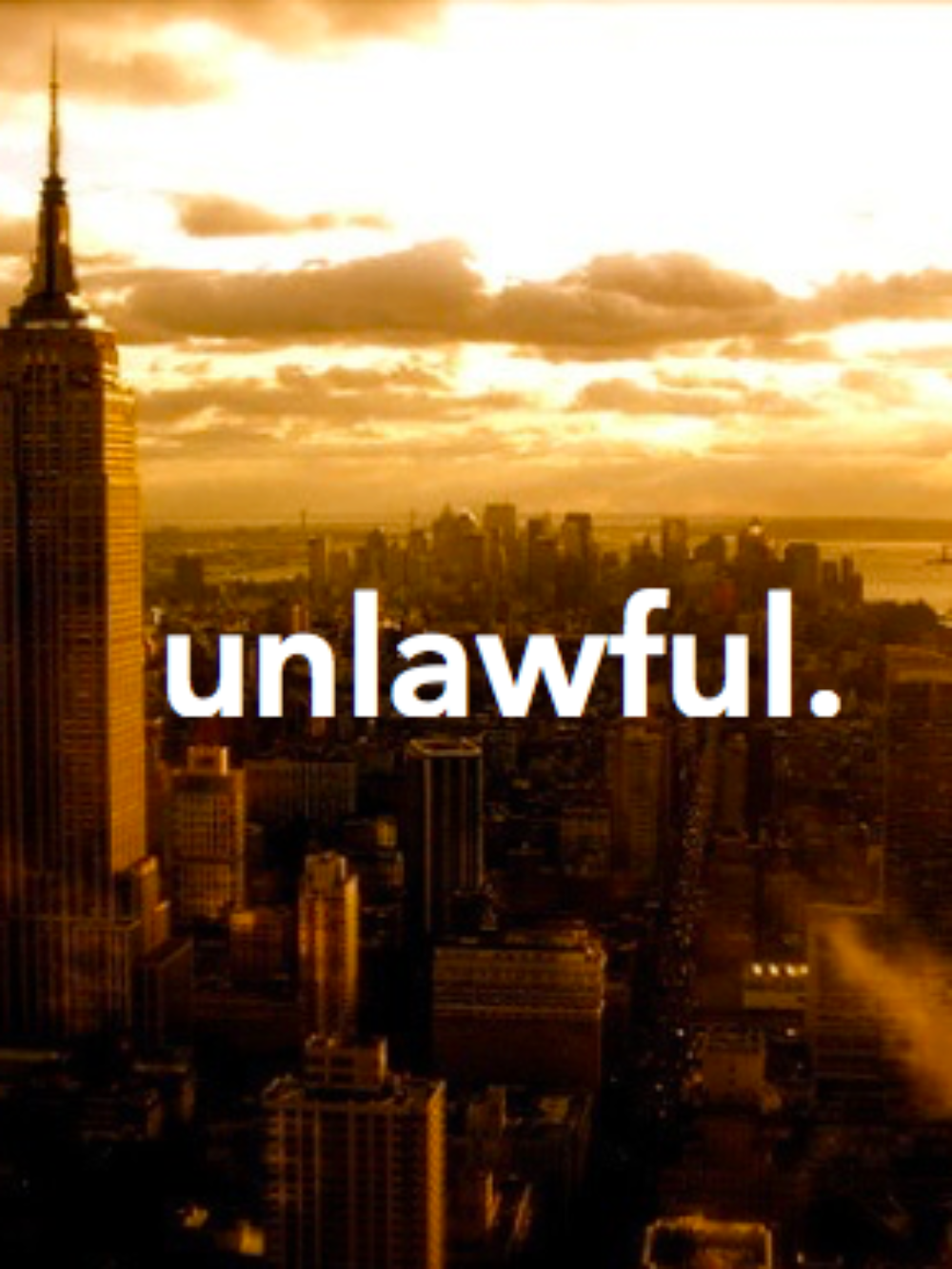 unlawful